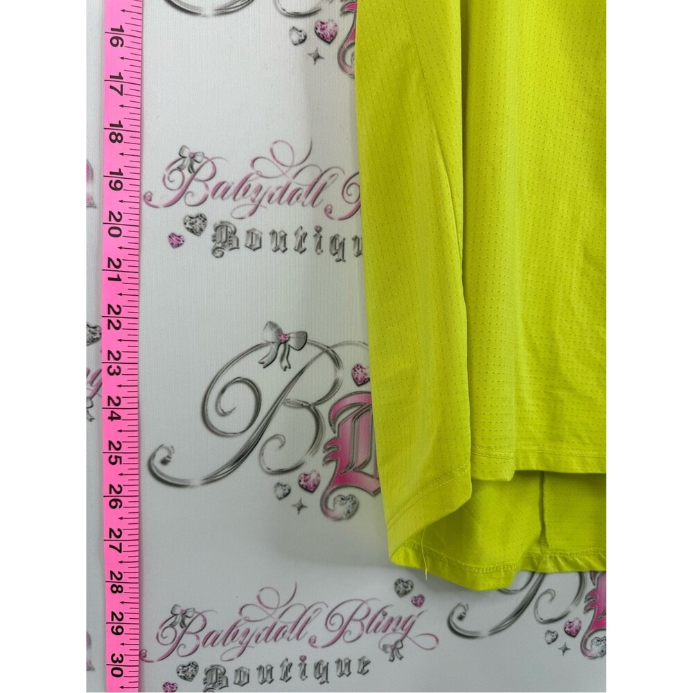 Balance tank top racer back bright lime green Neon Yellow Racerback Tank Top - Picture 3 of 9